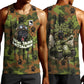 761st Tank Battalion African American Men Tank Top Black Panthers Cartoon Mascot - Military History Camouflage Paw