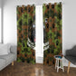 761st Tank Battalion African American Window Curtain Black Panthers Cartoon Mascot - Military History Camouflage Paw