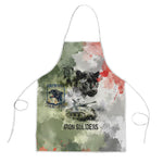 761st Tank Battalion Apron Black Panthers - Come Out Fighting - Military Watercolor