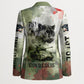 761st Tank Battalion Blazer Black Panthers - Come Out Fighting - Military Watercolor