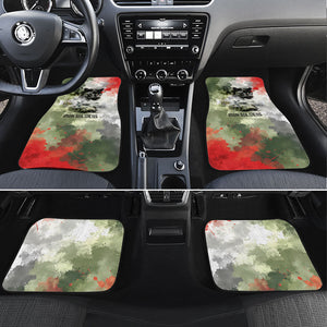 761st Tank Battalion Car Mats Black Panthers - Come Out Fighting - Military Watercolor