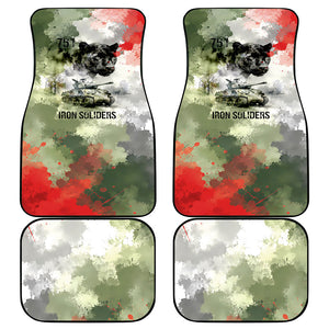 761st Tank Battalion Car Mats Black Panthers - Come Out Fighting - Military Watercolor