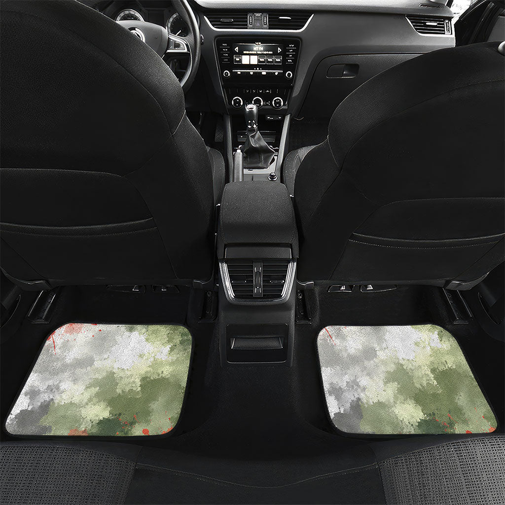761st Tank Battalion Car Mats Black Panthers - Come Out Fighting - Military Watercolor