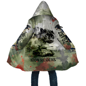 761st Tank Battalion Cloak Black Panthers - Come Out Fighting - Military Watercolor