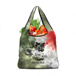 761st Tank Battalion Grocery Bag Black Panthers - Come Out Fighting - Military Watercolor