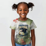 761st Tank Battalion Kid T shirt Black Panthers - Come Out Fighting - Military Watercolor