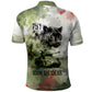 761st Tank Battalion Polo Shirt Black Panthers - Come Out Fighting - Military Watercolor