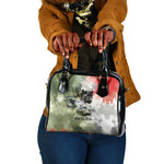 761st Tank Battalion Shoulder Handbag Black Panthers - Come Out Fighting - Military Watercolor