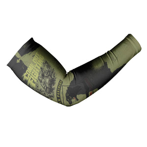 761st Tank Battalion Original Black Panthers Arm Sleeves Come Out Fighting - Sherman Tank Military - Distressed Scratch