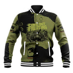 761st Tank Battalion Original Black Panthers Baseball Jacket Come Out Fighting - Sherman Tank Military - Distressed Scratch