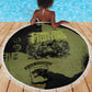 761st Tank Battalion Original Black Panthers Beach Blanket Come Out Fighting - Sherman Tank Military - Distressed Scratch