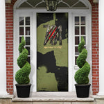 761st Tank Battalion Original Black Panthers Door Cover Come Out Fighting - Sherman Tank Military - Distressed Scratch