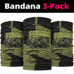761st Tank Battalion Original Black Panthers Neck Gaiter Come Out Fighting - Sherman Tank Military - Distressed Scratch