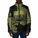 761st Tank Battalion Original Black Panthers Padded Jacket Come Out Fighting - Sherman Tank Military - Distressed Scratch