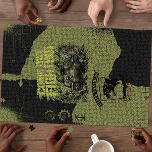 761st Tank Battalion Original Black Panthers Puzzle Come Out Fighting - Sherman Tank Military - Distressed Scratch