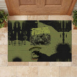 761st Tank Battalion Original Black Panthers Rubber Doormat Come Out Fighting - Sherman Tank Military - Distressed Scratch