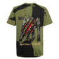 761st Tank Battalion Original Black Panthers Rugby Jersey Come Out Fighting - Sherman Tank Military - Distressed Scratch