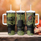 761st Tank Battalion Original Black Panthers Tumbler With Handle Come Out Fighting - Sherman Tank Military - Distressed Scratch