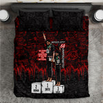 Mexico City 1968 Black Power Salute Bedding Set Unapologetic Civil Rights History Urban Graffiti Art