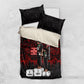 Mexico City 1968 Black Power Salute Bedding Set Unapologetic Civil Rights History Urban Graffiti Art