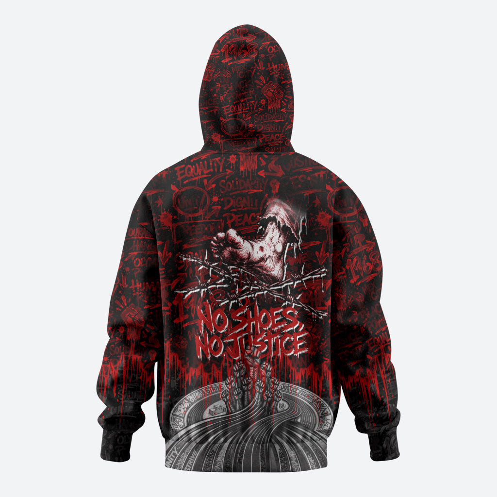Mexico City 1968 Black Power Salute Hoodie Unapologetic Civil Rights History Urban Graffiti Art