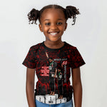 Mexico City 1968 Black Power Salute Kid T shirt Unapologetic Civil Rights History Urban Graffiti Art