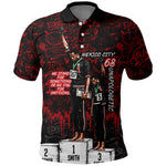Mexico City 1968 Black Power Salute Polo Shirt Unapologetic Civil Rights History Urban Graffiti Art
