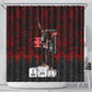 Mexico City 1968 Black Power Salute Shower Curtain Unapologetic Civil Rights History Urban Graffiti Art