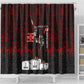 Mexico City 1968 Black Power Salute Shower Curtain Unapologetic Civil Rights History Urban Graffiti Art