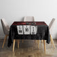 Mexico City 1968 Black Power Salute Tablecloth Unapologetic Civil Rights History Urban Graffiti Art