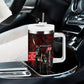 Mexico City 1968 Black Power Salute Tumbler With Handle Unapologetic Civil Rights History Urban Graffiti Art