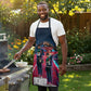 African American 1968 Black Power Salute Apron Retro Cyberpunk Sci-Fi Tech Civil Rights Art