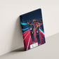 African American 1968 Black Power Salute Canvas Wall Art Retro Cyberpunk Sci-Fi Tech Civil Rights Art