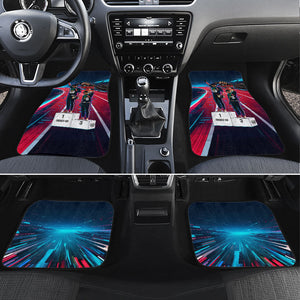 African American 1968 Black Power Salute Car Mats Retro Cyberpunk Sci-Fi Tech Civil Rights Art