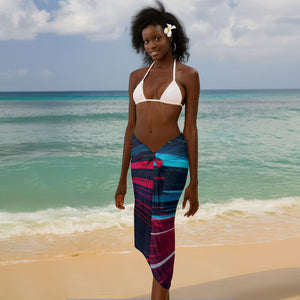 African American 1968 Black Power Salute Sarong Retro Cyberpunk Sci-Fi Tech Civil Rights Art