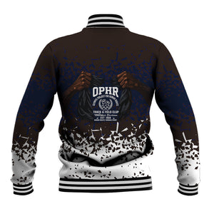 Black Power Salute African Human Rights Baseball Jacket Civil Rights Movement OPHR Mexico City 1968 Retro