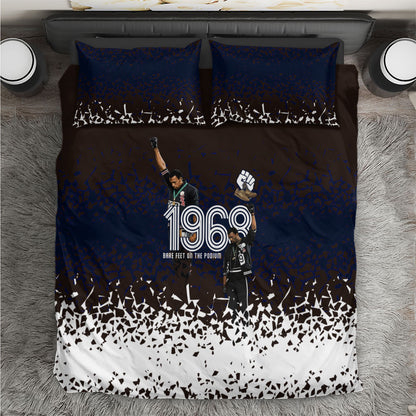 Black Power Salute African Human Rights Bedding Set Civil Rights Movement OPHR Mexico City 1968 Retro