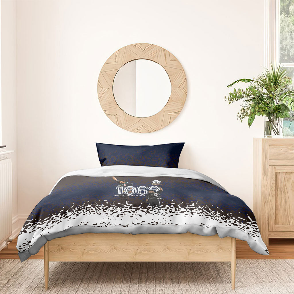 Black Power Salute African Human Rights Bedding Set Civil Rights Movement OPHR Mexico City 1968 Retro