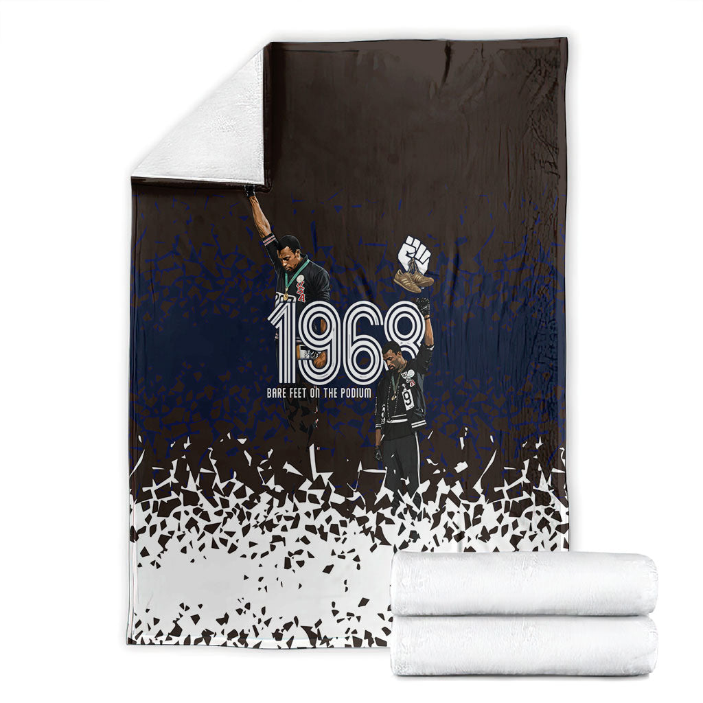 Black Power Salute African Human Rights Blanket Civil Rights Movement OPHR Mexico City 1968 Retro