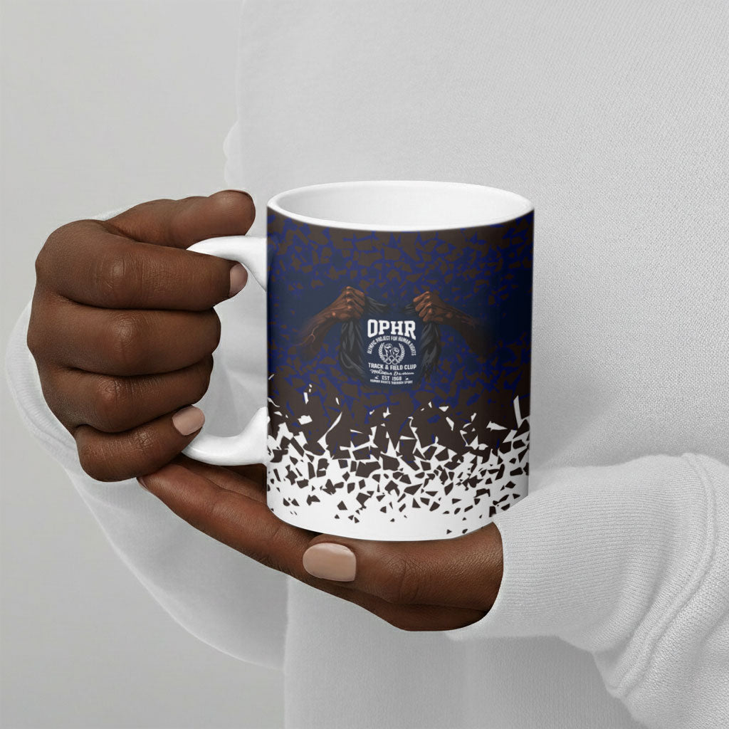 Black Power Salute African Human Rights Ceramic Mug Civil Rights Movement OPHR Mexico City 1968 Retro