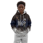 Black Power Salute African Human Rights Kid Hoodie Civil Rights Movement OPHR Mexico City 1968 Retro