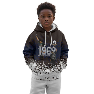 Black Power Salute African Human Rights Kid Hoodie Civil Rights Movement OPHR Mexico City 1968 Retro