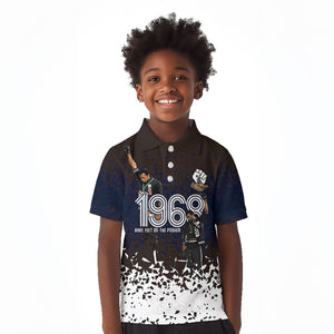 Black Power Salute African Human Rights Kid Polo Shirt Civil Rights Movement OPHR Mexico City 1968 Retro