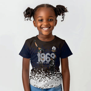 Black Power Salute African Human Rights Kid T shirt Civil Rights Movement OPHR Mexico City 1968 Retro