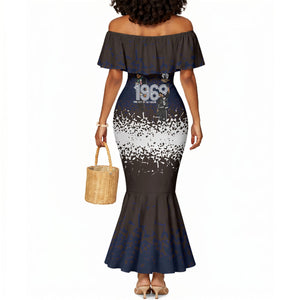 Black Power Salute African Human Rights Mermaid Dress Civil Rights Movement OPHR Mexico City 1968 Retro