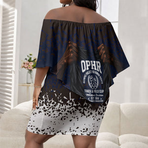 Black Power Salute African Human Rights Off Shoulder Short Dress Civil Rights Movement OPHR Mexico City 1968 Retro