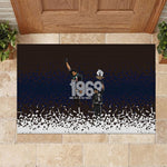 Black Power Salute African Human Rights Rubber Doormat Civil Rights Movement OPHR Mexico City 1968 Retro