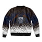 Black Power Salute African Human Rights Sleeve Zip Bomber Jacket Civil Rights Movement OPHR Mexico City 1968 Retro