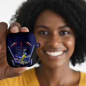 Personalized Cape Verde Blue Sharks AirPods Case African Pride Dynamic Stadium Soccer Graphic Art
