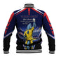 Personalized Cape Verde Blue Sharks Baseball Jacket African Pride Dynamic Stadium Soccer Graphic Art